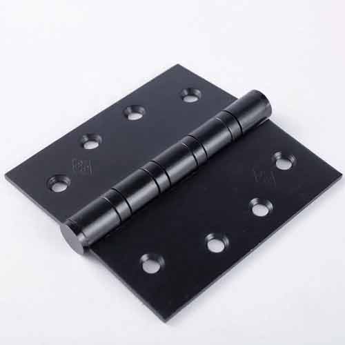 Factory black ball bearing butt normal metal pivot stainless steel flat hinge for furniture wooden door and window